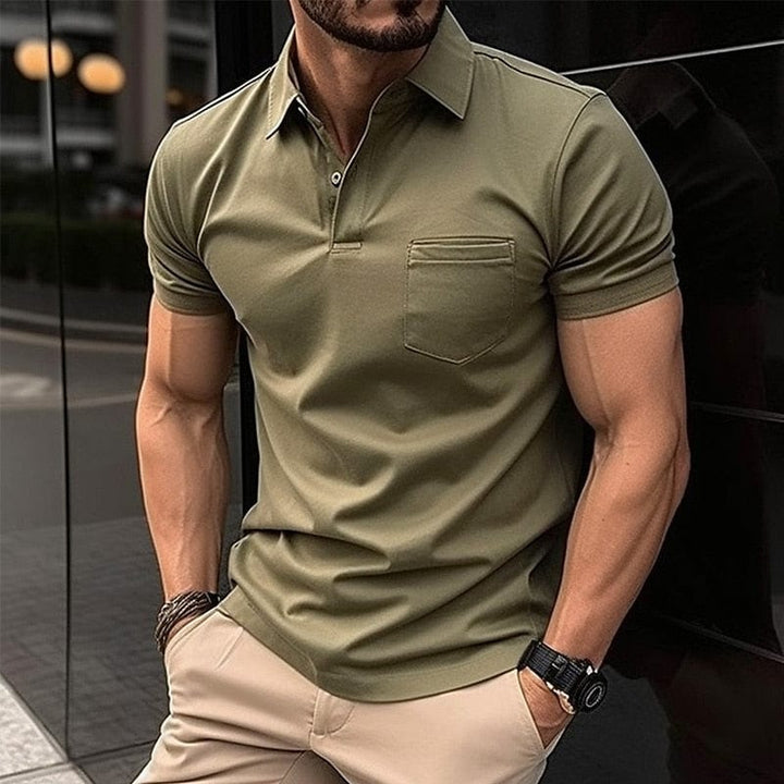 Modern Men's Polo Shirt – Trendy & Comfortable Everyday Style