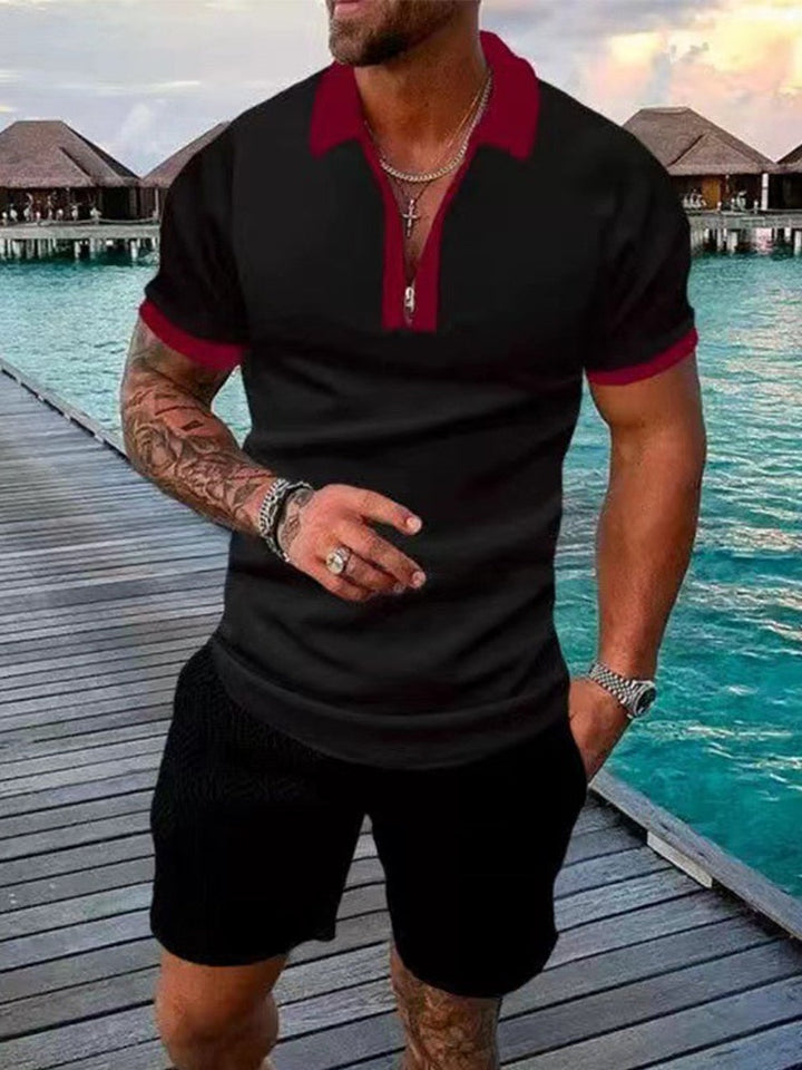 Streetwear Polo & Shorts – Trendy Casual Outfit for Urban Style