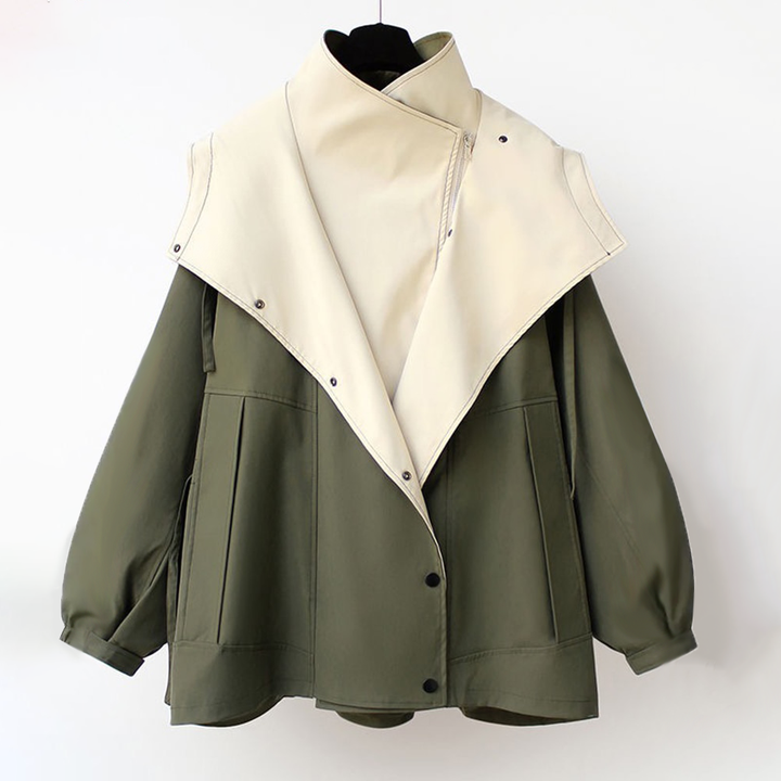Stylish Patchwork Jacket – Trendy & Fashion-Forward Outerwear
