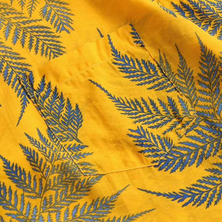 Tropical Leaf Print Shirt – Trendy & Fresh Summer Style