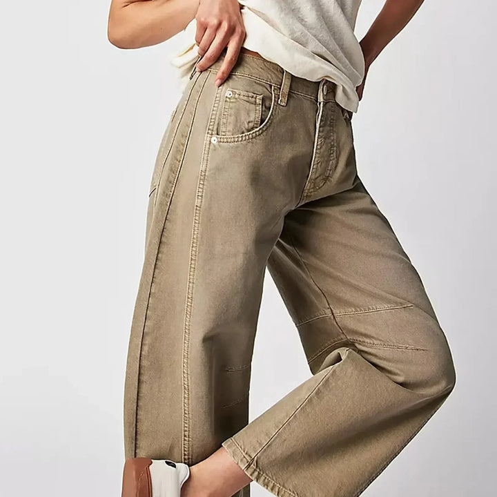 Relaxed Wide-Leg Jeans – Comfortable & Trendy Casual Style