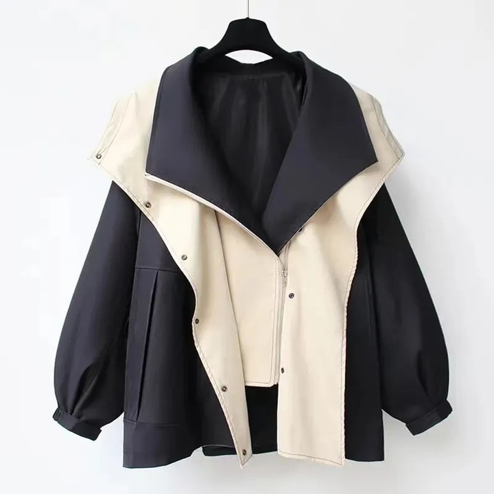 Stylish Patchwork Jacket – Trendy & Fashion-Forward Outerwear