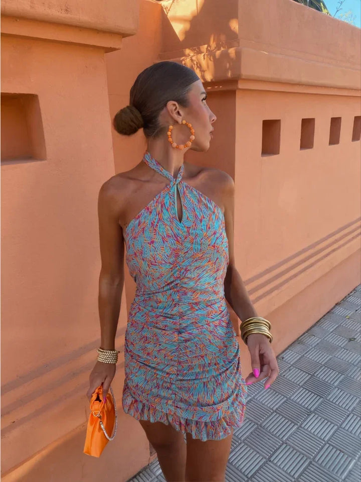 Sleeveless Printed Dress – Trendy & Easygoing Summer Style