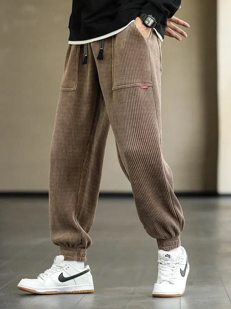 Winter Corduroy Joggers – Trendy & Comfortable for Cold Days