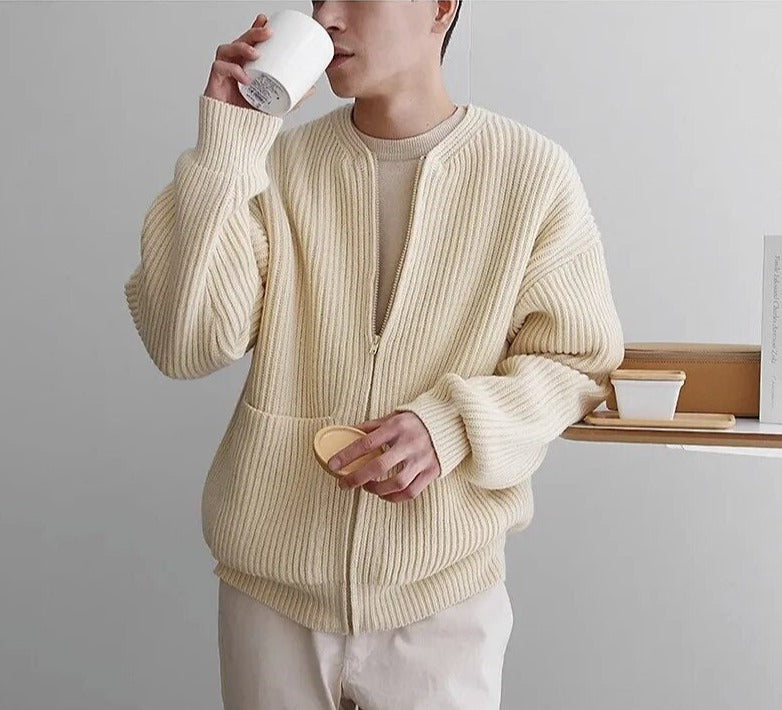 Zippered Cardigan – Trendy & Comfortable Layering Piece