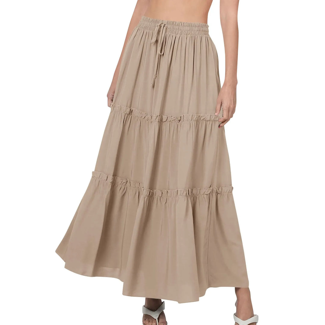 Layered Loose Maxi Skirt – Trendy & Flowing Fashion Piece