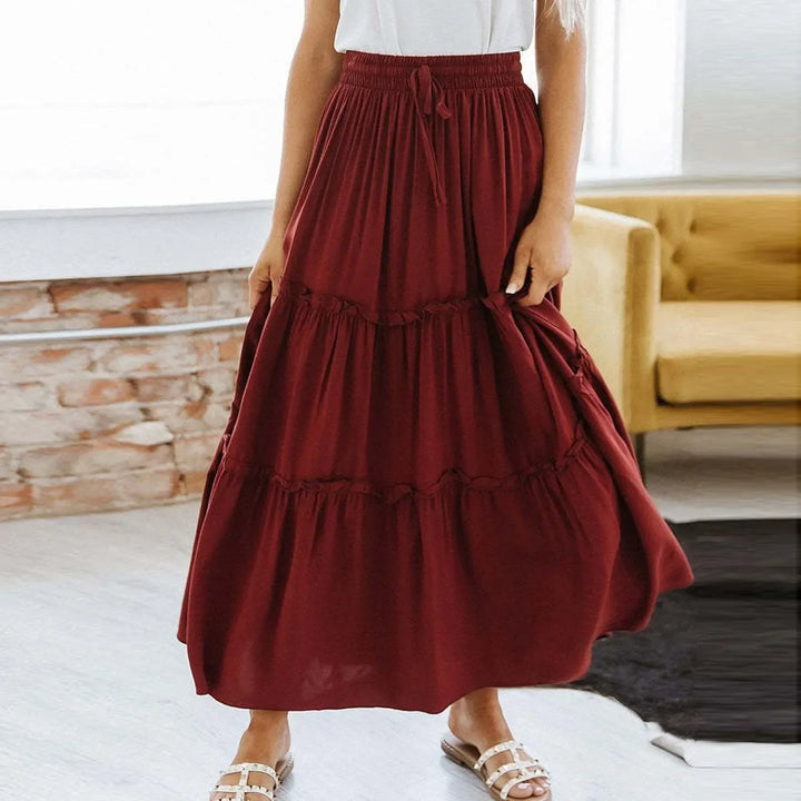 Layered Loose Maxi Skirt – Trendy & Flowing Fashion Piece