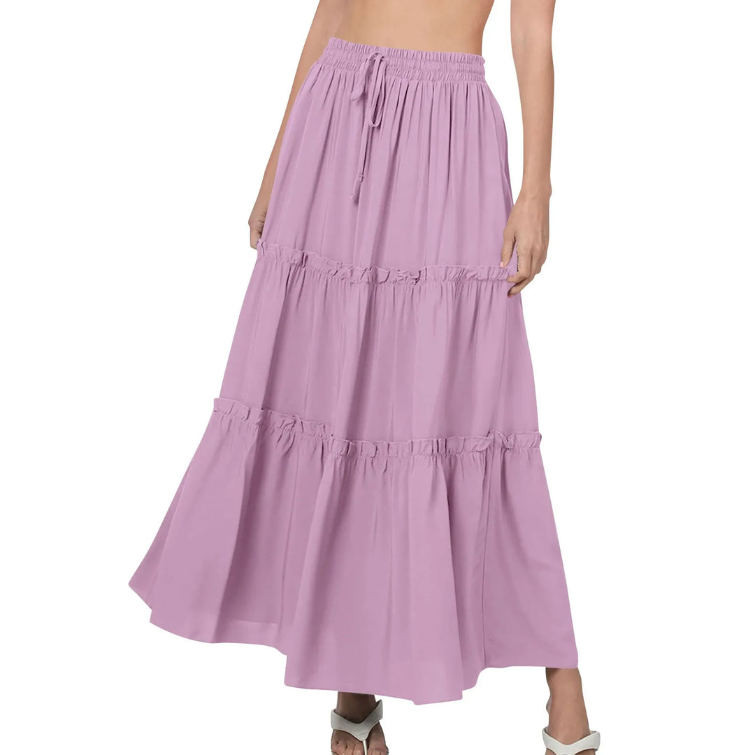 Layered Loose Maxi Skirt – Trendy & Flowing Fashion Piece