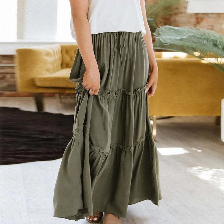 Layered Loose Maxi Skirt – Trendy & Flowing Fashion Piece