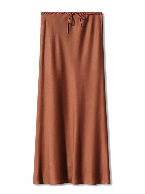 Satin Long Skirt – Elegant & Sophisticated Fashion Statement