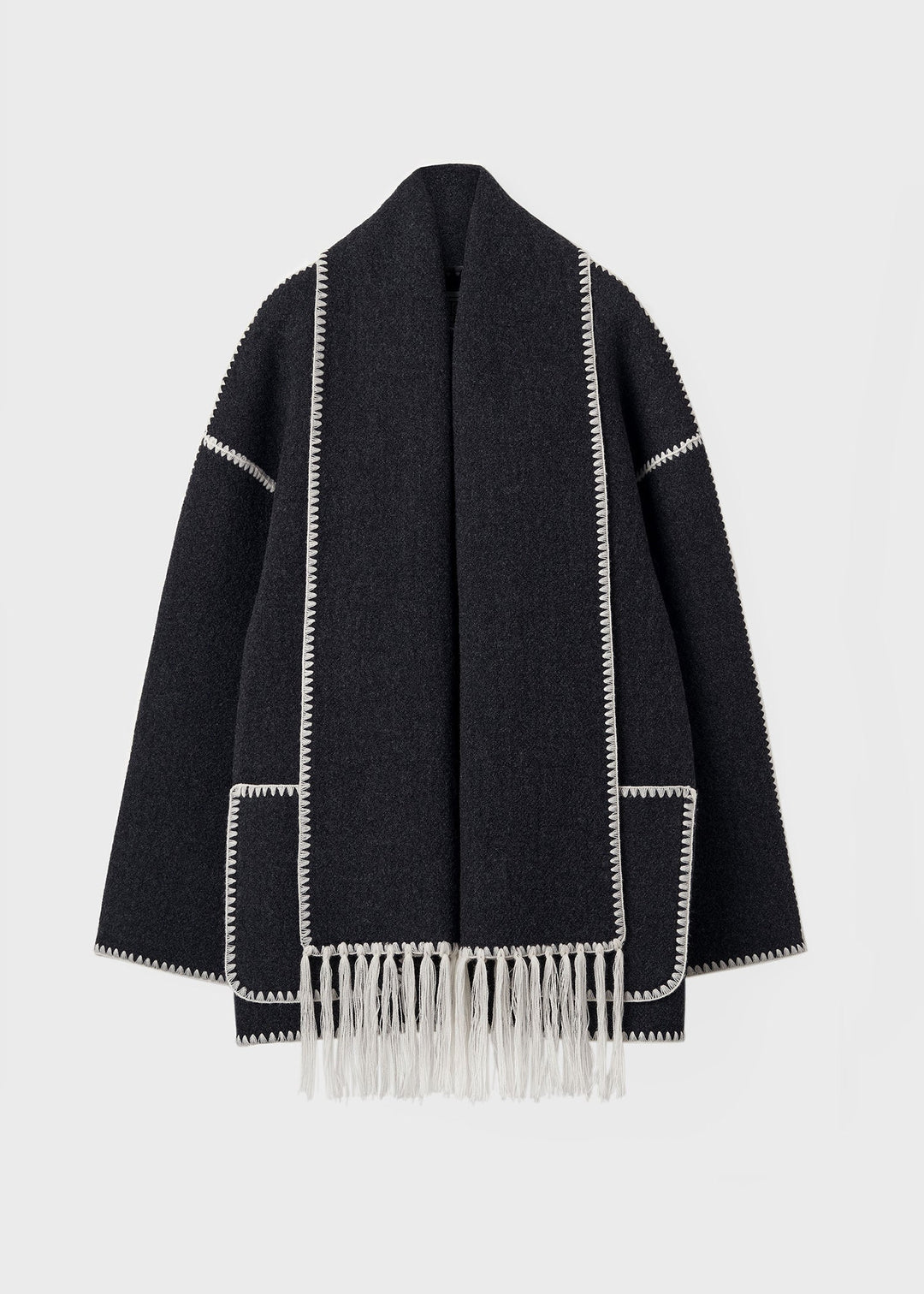 Elegant Scarf Jacket – Sophisticated Layering Piece for Chic Outfits