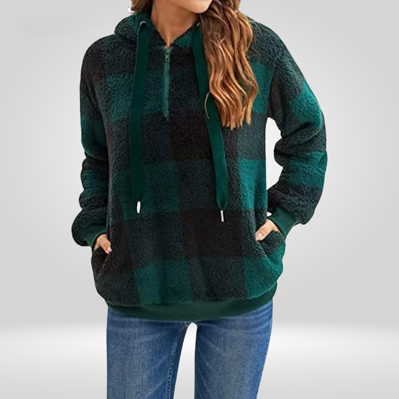 Chic Zip-Up Sweater – Stylish & Comfortable Layering Option