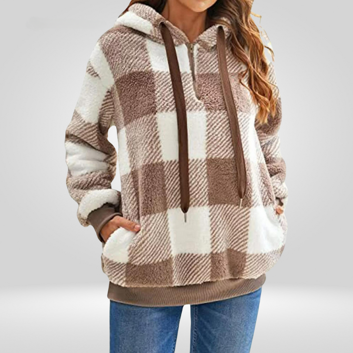 Chic Zip-Up Sweater – Stylish & Comfortable Layering Option