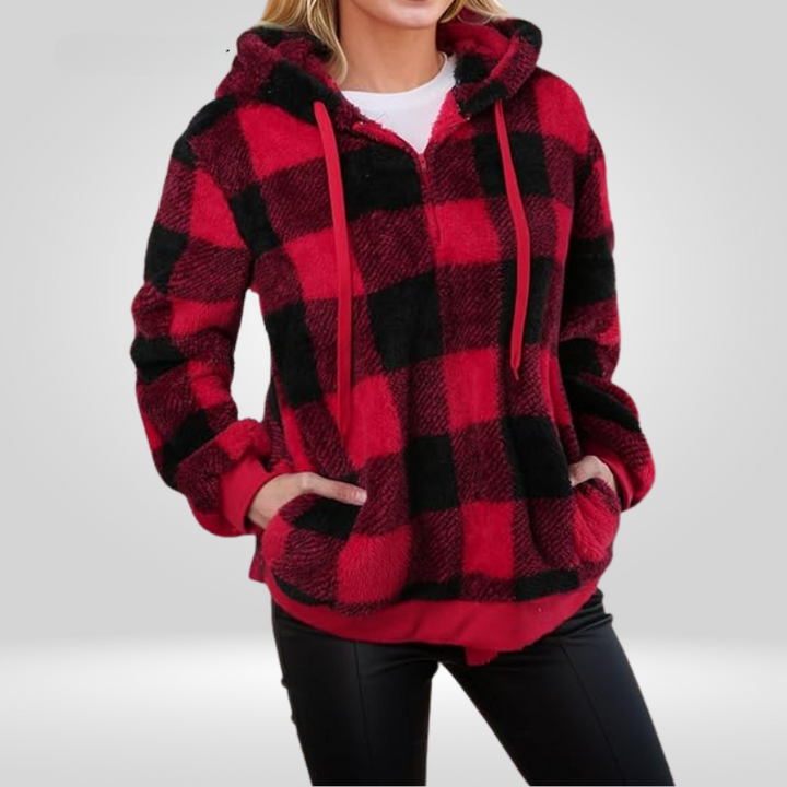 Chic Zip-Up Sweater – Stylish & Comfortable Layering Option