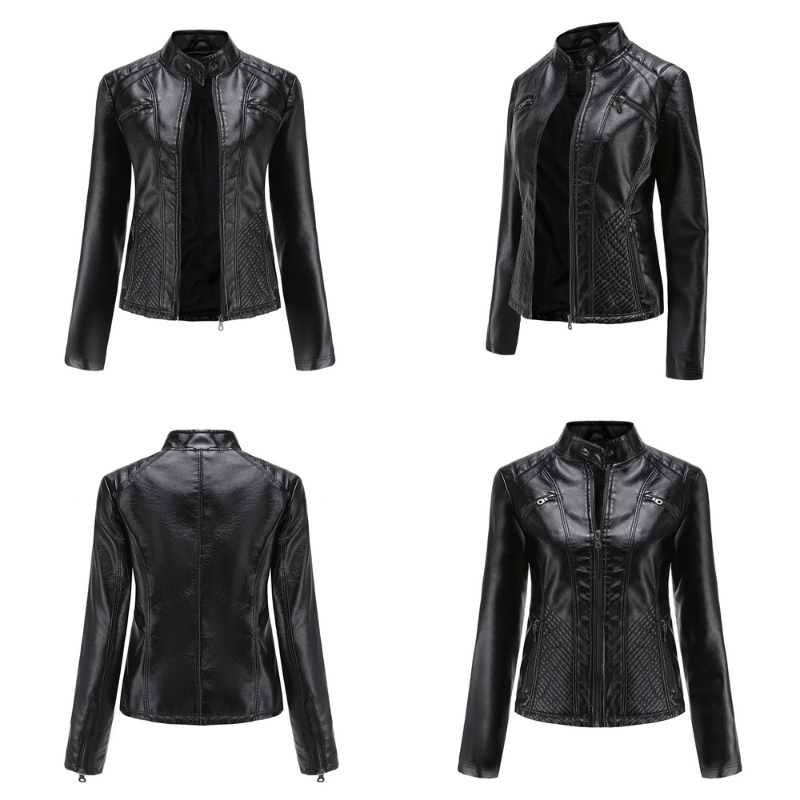 Classic Leather Jacket – Elegant & Timeless Outerwear