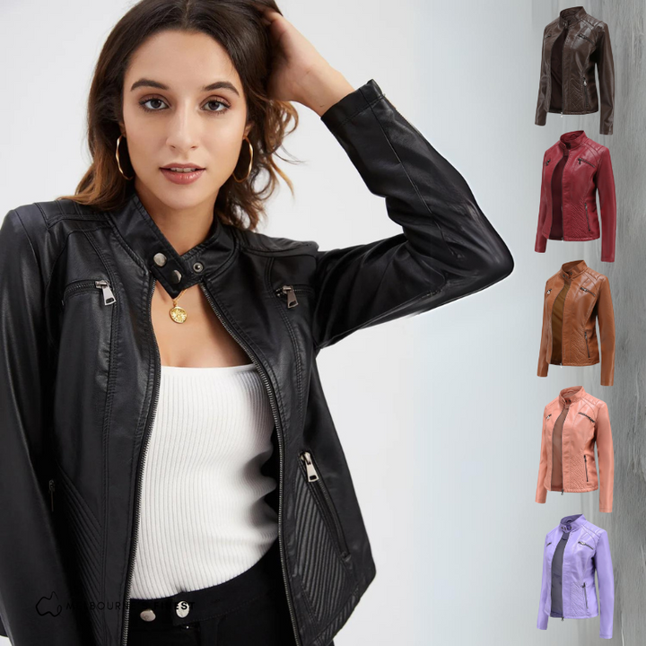 Classic Leather Jacket – Elegant & Timeless Outerwear