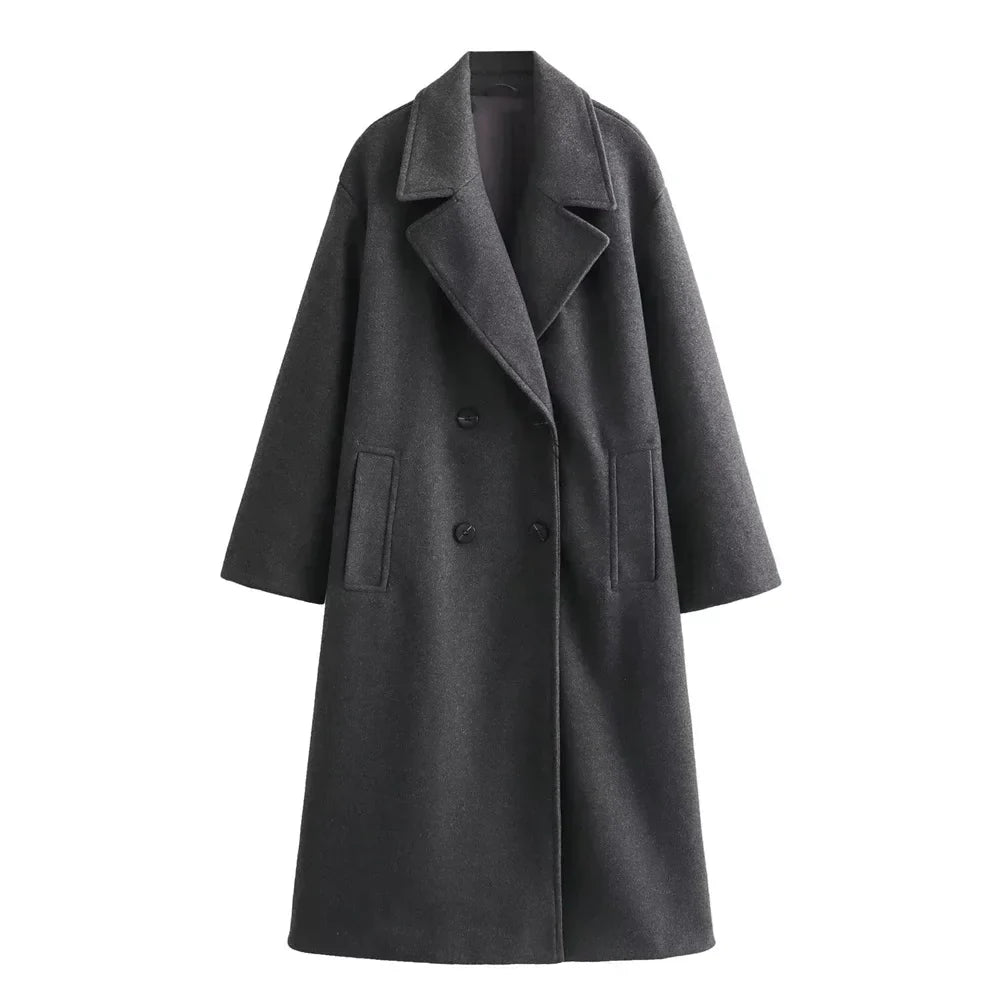 Women's Trendy Extended Style Winter Jacket – Chic & Warm for Cold Weather