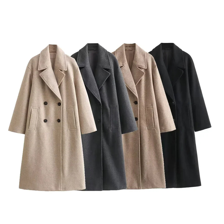 Women's Trendy Extended Style Winter Jacket – Chic & Warm for Cold Weather