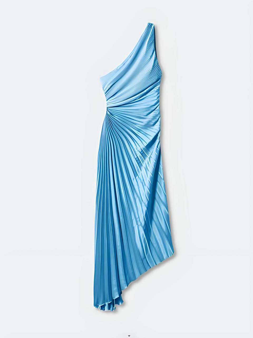 One Shoulder Pleated Dress – Chic & Elegant Evening Wear