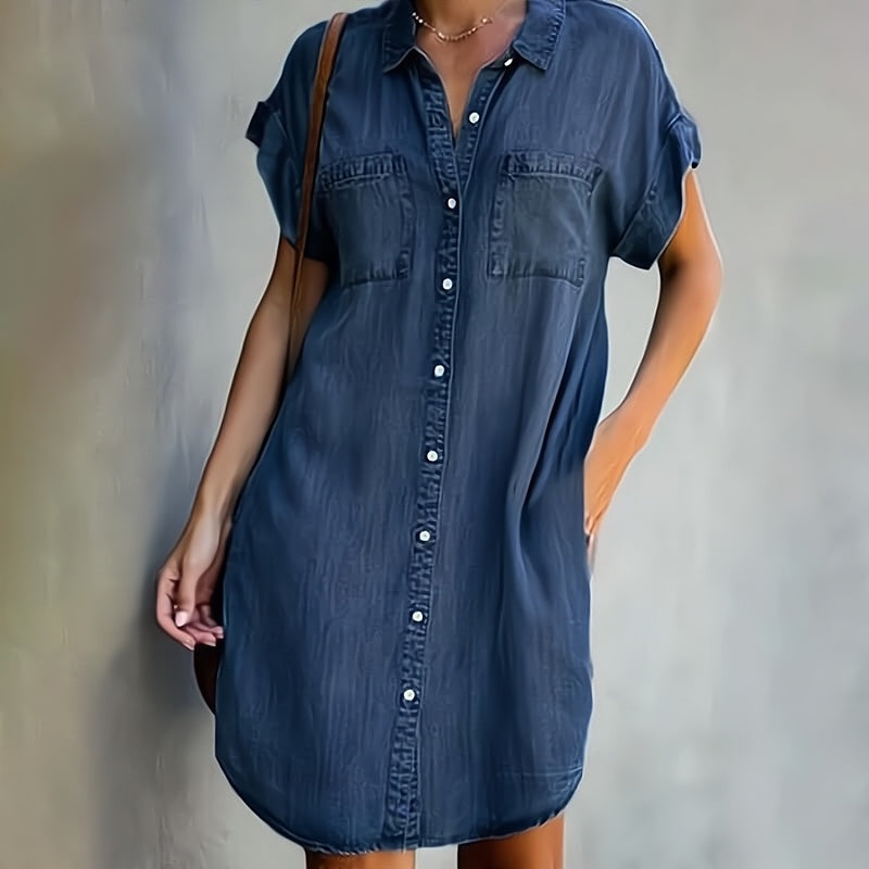 Stylish Denim Dress – Modern & Chic for Everyday Wear