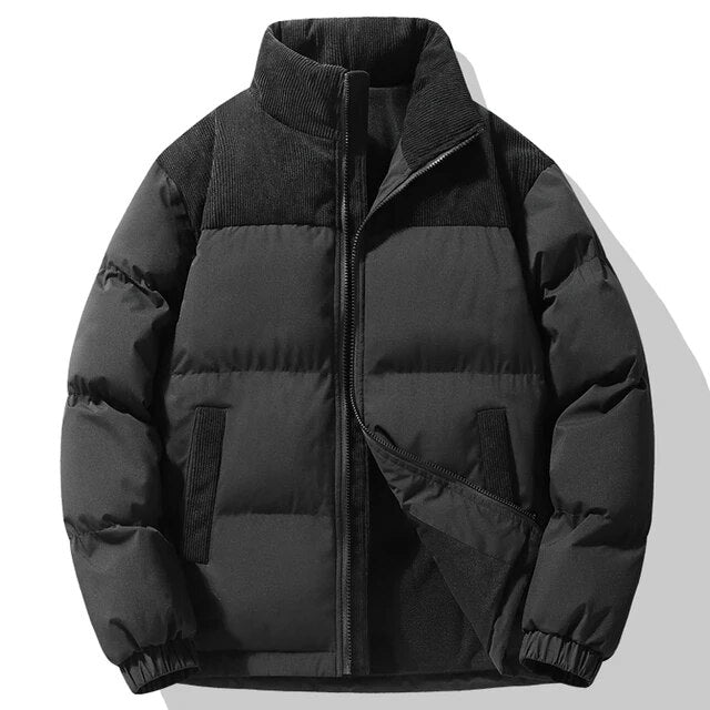 Corduroy Cotton-Padded Jacket – Trendy & Comfortable Outerwear