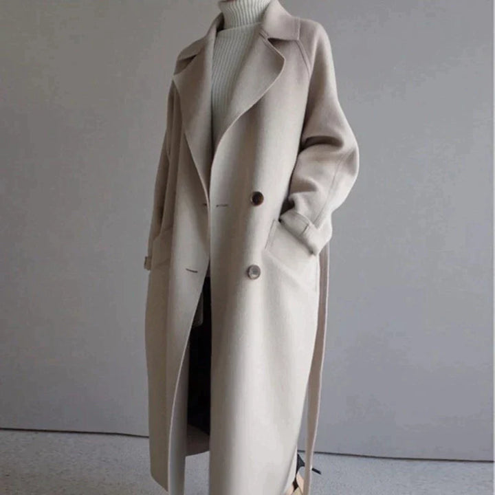 Longline Wool Coat – Elegant & Classic Outerwear