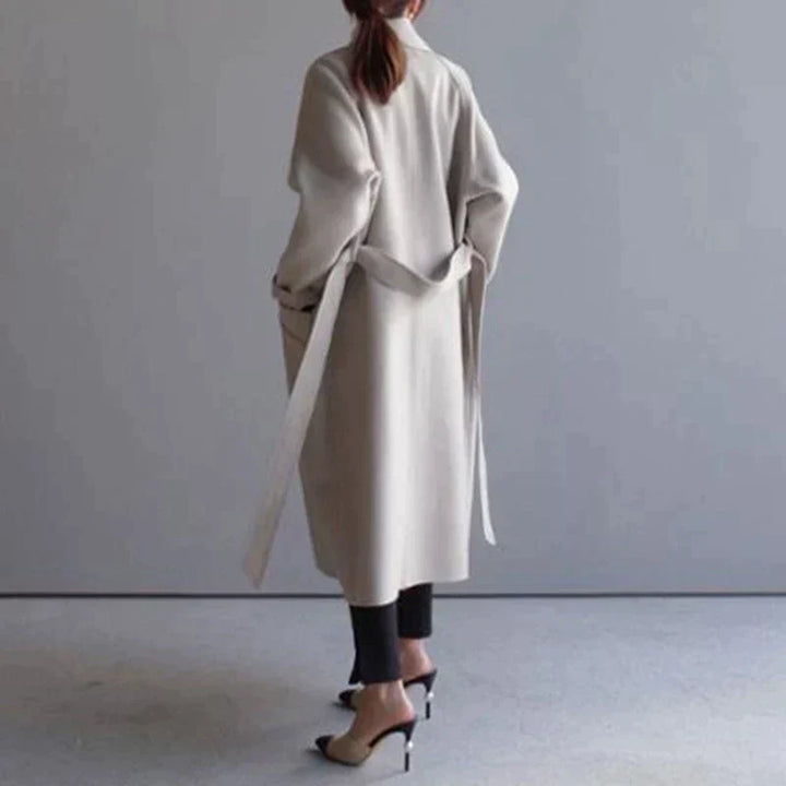 Longline Wool Coat – Elegant & Classic Outerwear