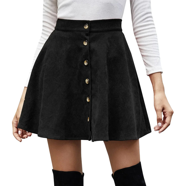 Corduroy Mini Skirt – Trendy & Chic Style