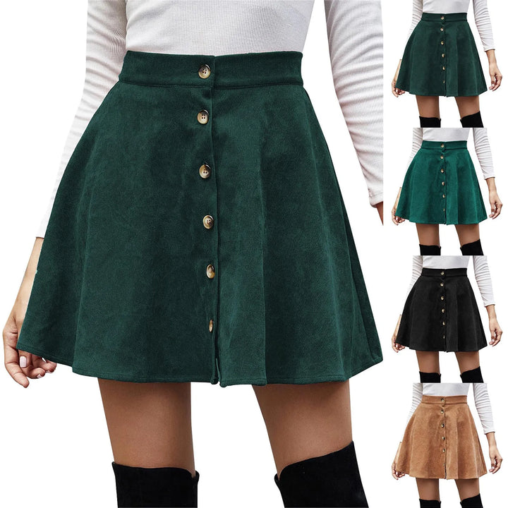 Corduroy Mini Skirt – Trendy & Chic Style