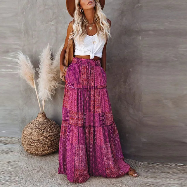 Bohemian Maxi Skirt – Trendy & Flowing Fashion Essential