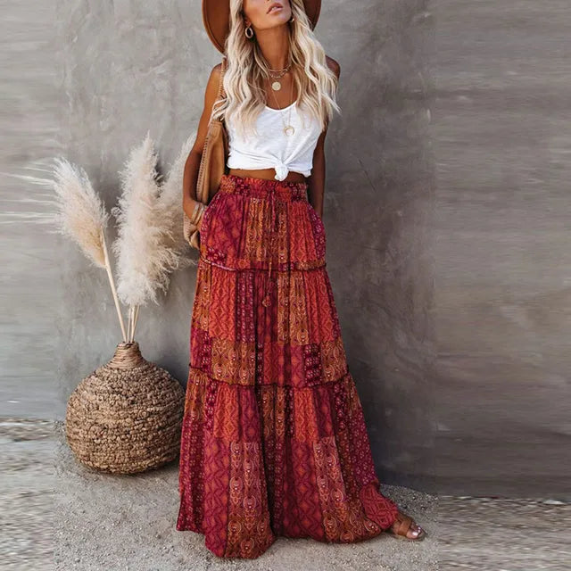 Bohemian Maxi Skirt – Trendy & Flowing Fashion Essential