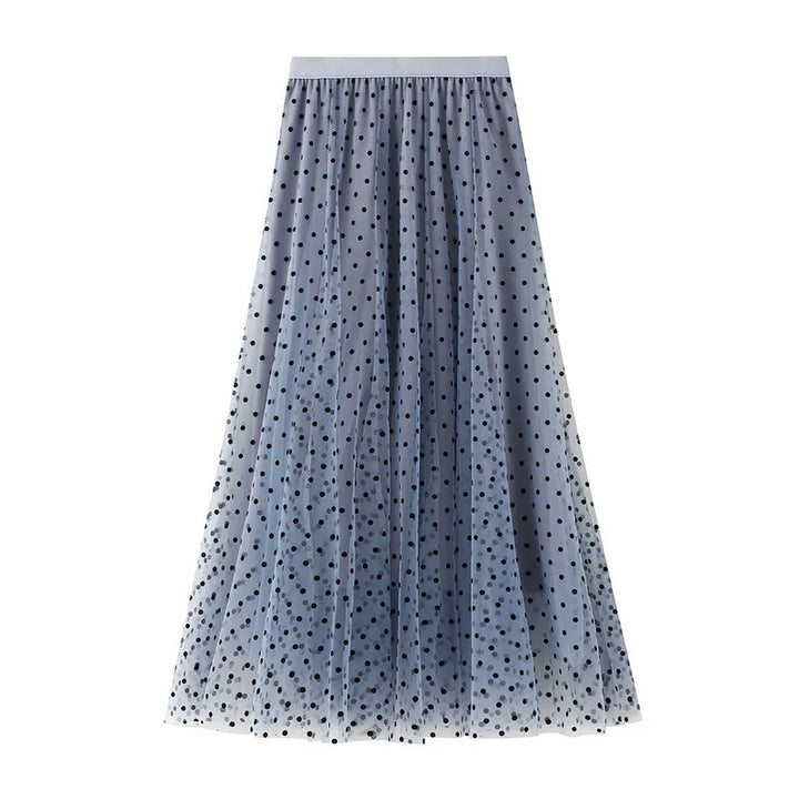 Dotted Long Skirt – Trendy & Flowing Design for Effortless Style