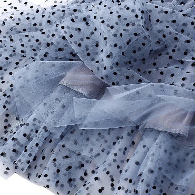Dotted Long Skirt – Trendy & Flowing Design for Effortless Style