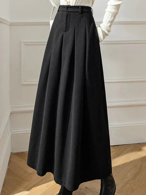 A-Line Pleated Skirt – Chic & Versatile Wardrobe Essential
