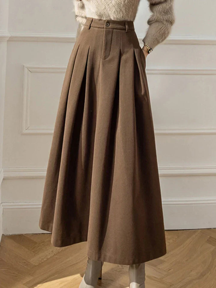 A-Line Pleated Skirt – Chic & Versatile Wardrobe Essential