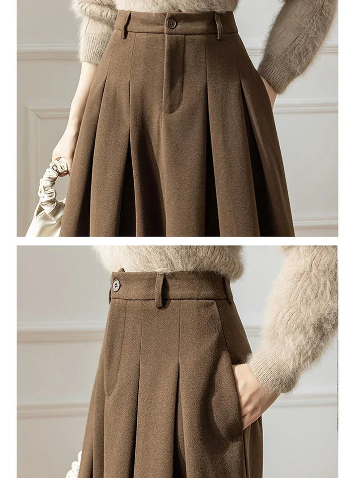 A-Line Pleated Skirt – Chic & Versatile Wardrobe Essential