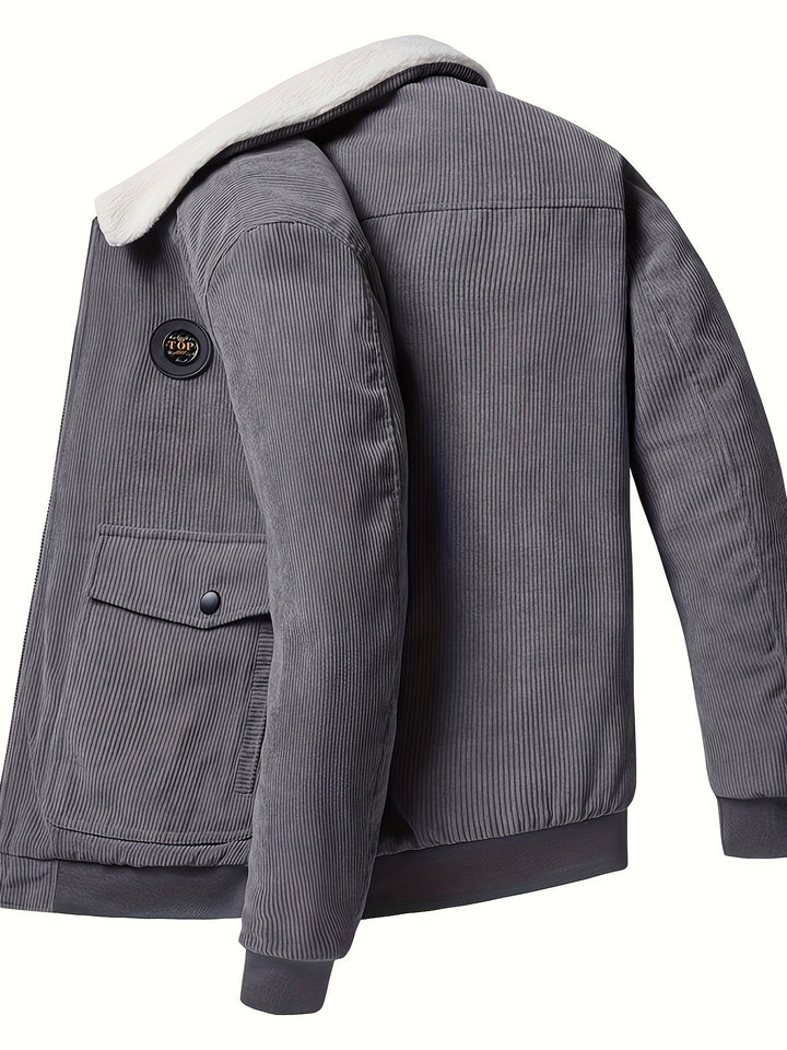 Multi-Pocket Corduroy Jacket – Trendy & Casual Style for Everyday Wear