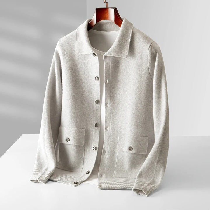 Cashmere Polo Jacket – Sophisticated & Classic Wardrobe Essential