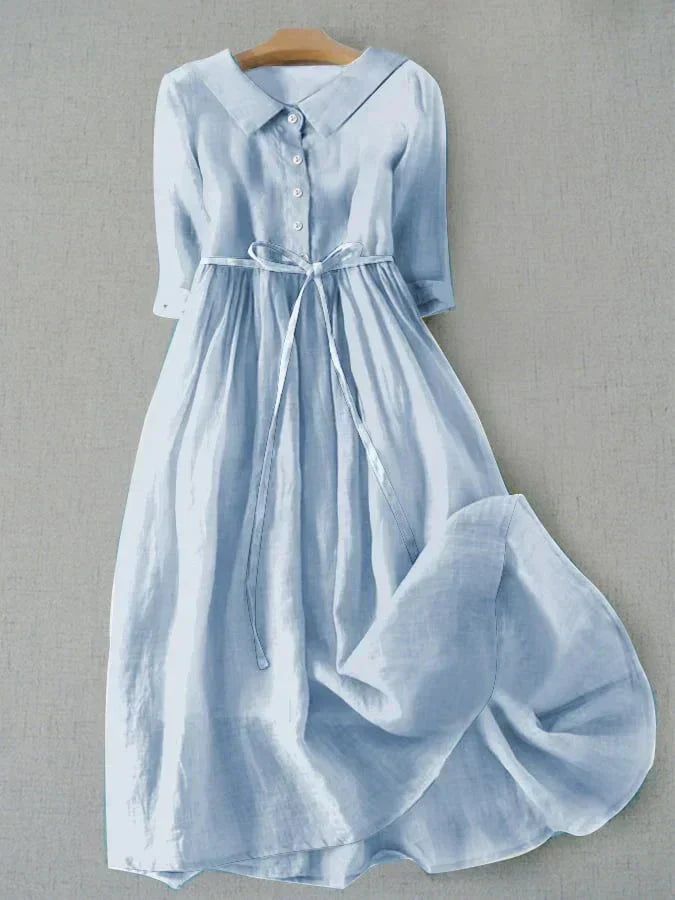 Linen and Blended Dress – Chic & Comfortable Everyday Style
