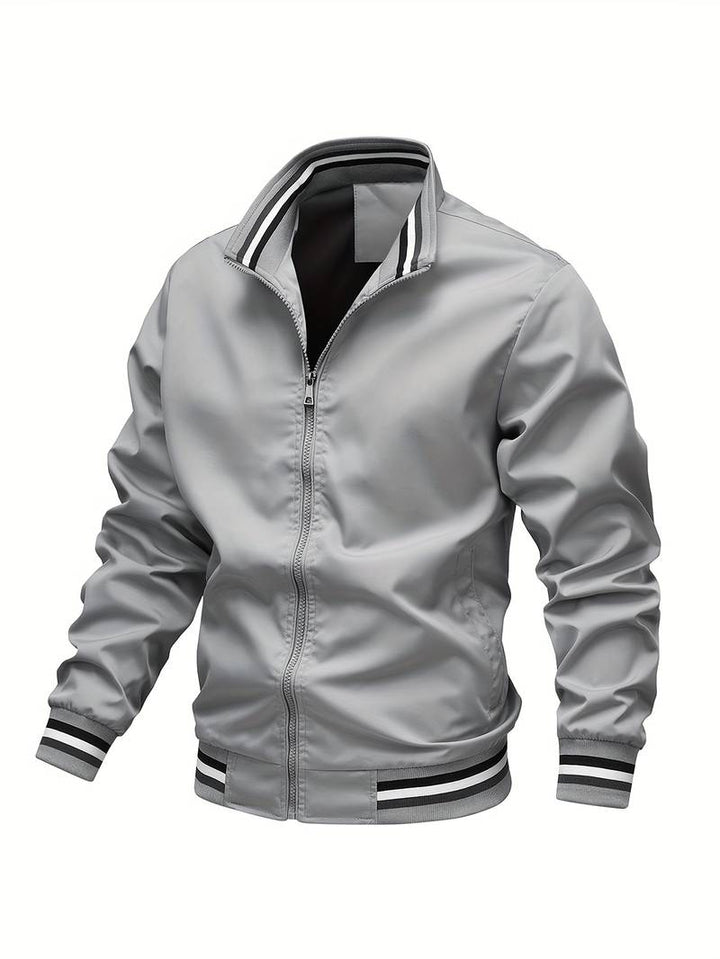 Stylish Stand Jacket – Modern & Chic Outerwear