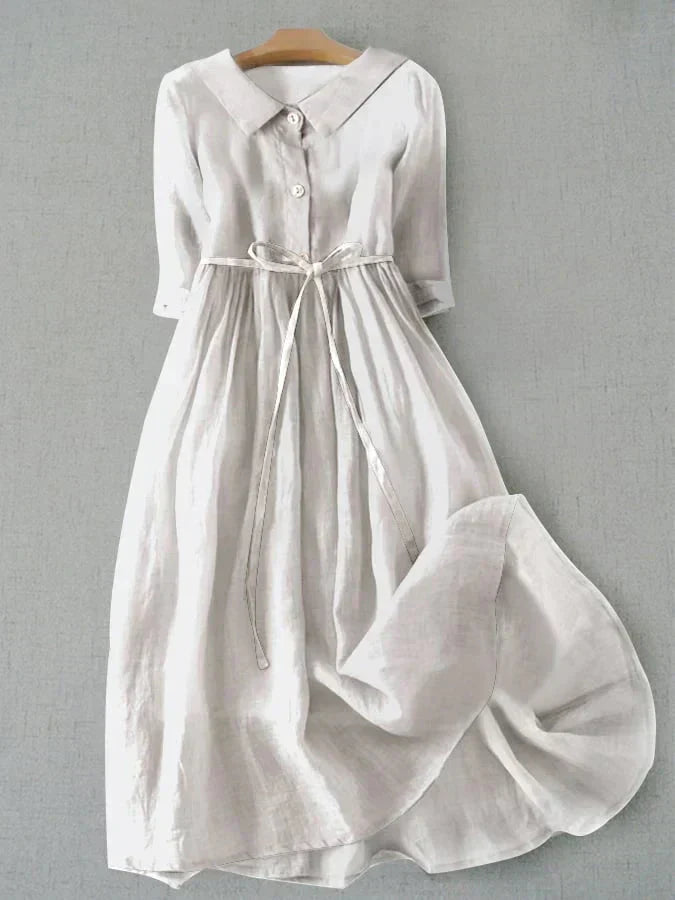 Linen and Blended Dress – Chic & Comfortable Everyday Style