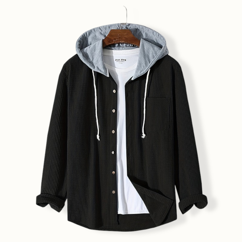 Trendy Women's Waffle Hoodie – Comfortable & Stylish Casual Wear