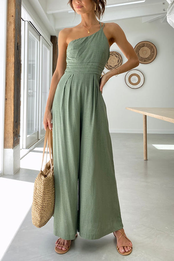 Chic One-Shoulder Jumpsuit – Trendy & Stylish for Any Occasion