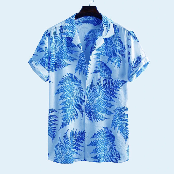 Tropical Leaf Print Shirt – Trendy & Fresh Summer Style