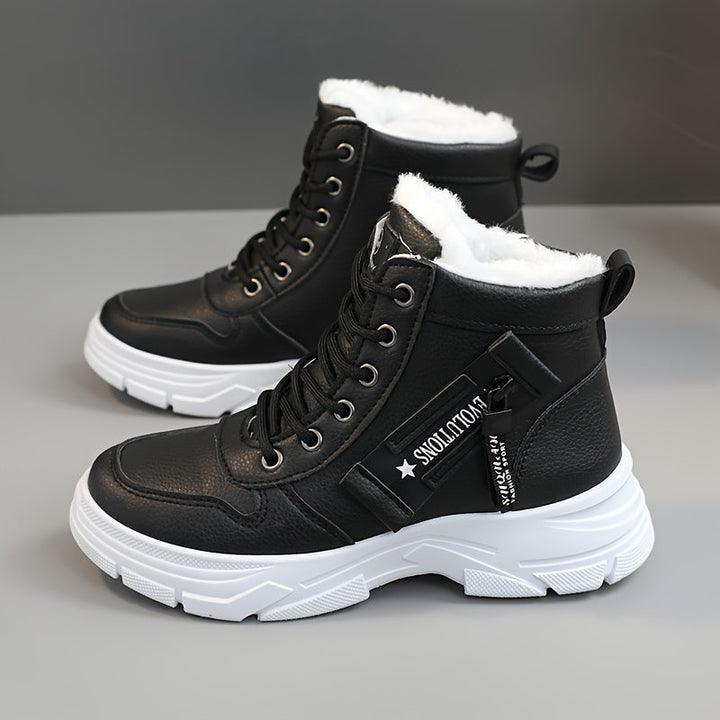 Warm Fleece Lined Boots – Cozy & Stylish Cold Weather Footwear