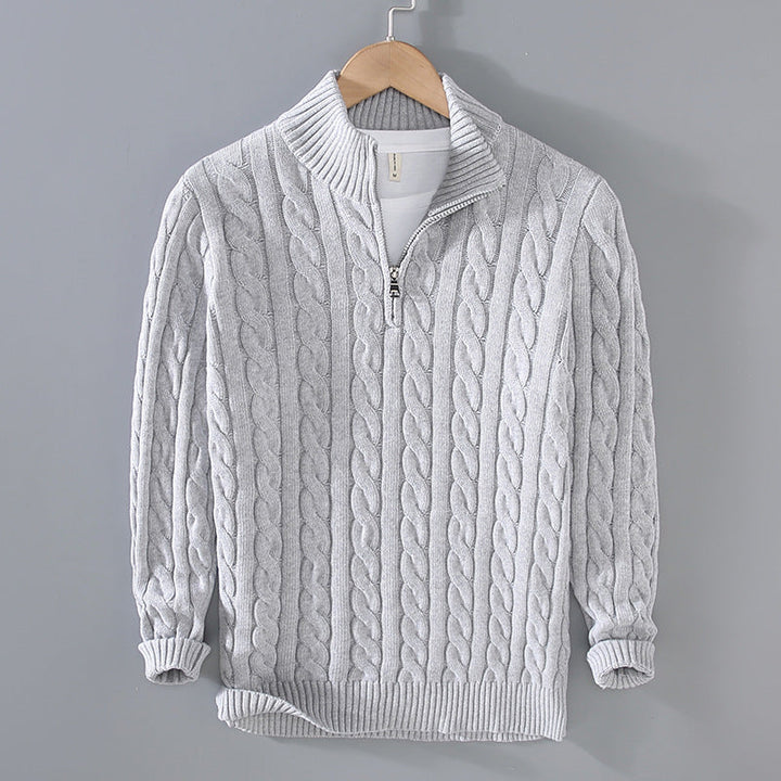 Warm Halfzip Sweatshirt – Trendy & Comfortable Layering Piece