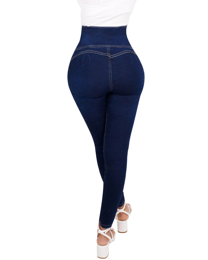 High Waist Stretch Jeans – Trendy & Comfortable Everyday Essential