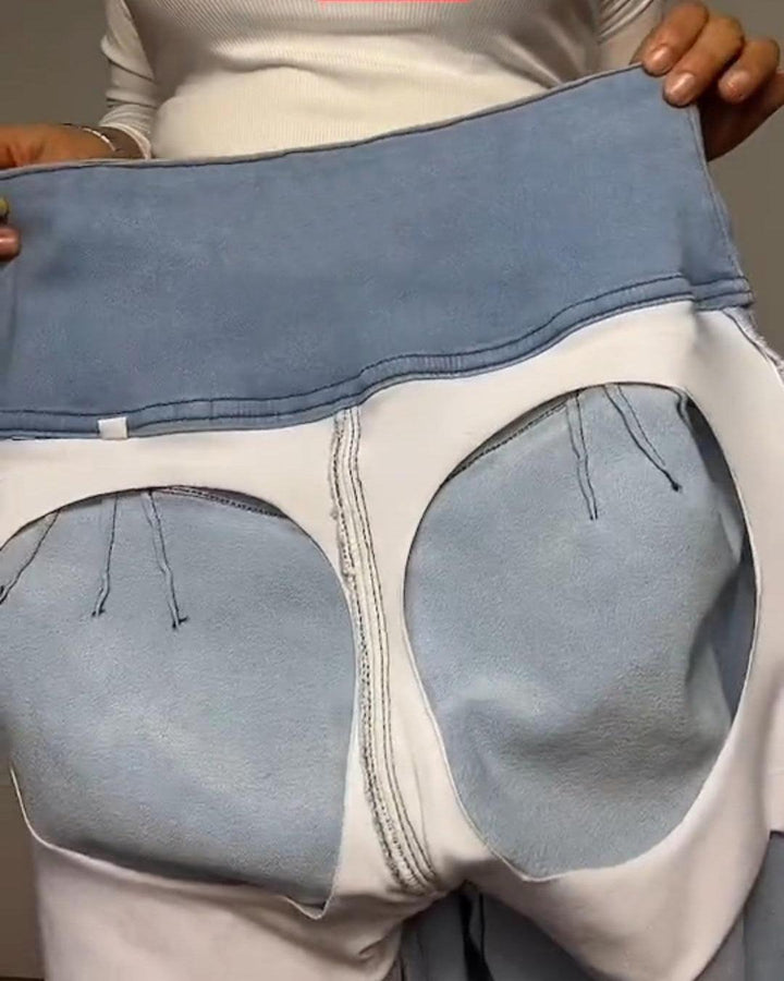 High Waist Stretch Jeans – Trendy & Comfortable Everyday Essential