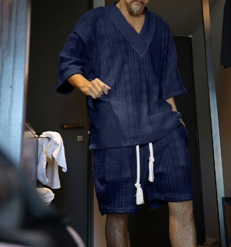 Men's Trendy Two-Piece Summer Set – Stylish & Relaxed Outfit