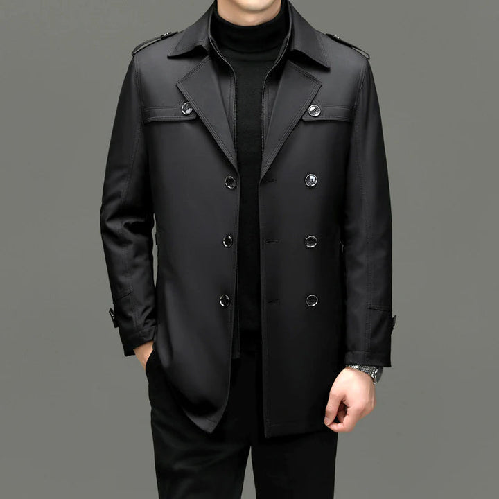 Men's Chic Trench Jacket – Modern Style for Sophisticated Looks